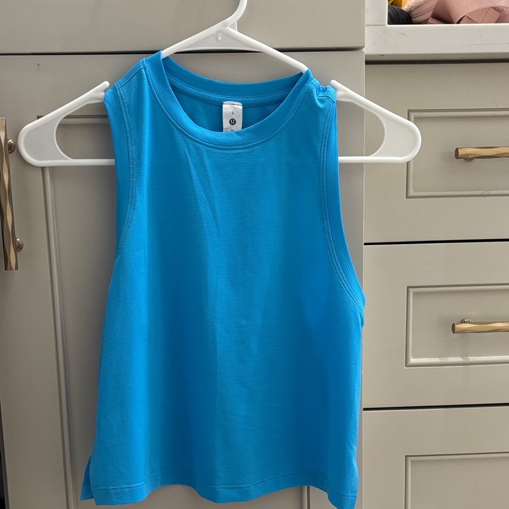 Lululemon tank top blue size 2